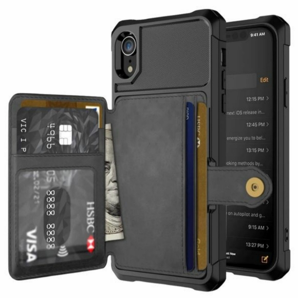 Luxury PU Leather Wallet Case for Samsung - Picture 2 of 7